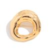 Ingemark Trendy Simple Irregular Gold Color Geometry Brooches for Women Men Retro Metal Suit Shirt Collar Lapel Pin Accessories