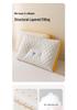Latex Fiber Neck Support Pillow Pair for Adults - Ideal for Sleep Aid, Hotels, Dorms, and Rehabilitation.