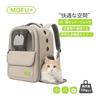 MOFU+ Pet Backpack for Dogs, Cats, Small Dogs, Medium Cats, Carry, Train, Pet Carrier Bag, Lightweight, Multi-functional Pocket, Foldable, Load