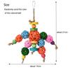 Rattan Ball Bird Toy Grab BiteToy Stand Grinding Teeth Hanging Chew Toys for Pet Bird Parrot Cage Decor Hangable Chewing Toy