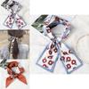 Elegant Plaid Headbands Silk Scarf Hair Rope With Beautiful Houndstooth Design For Women