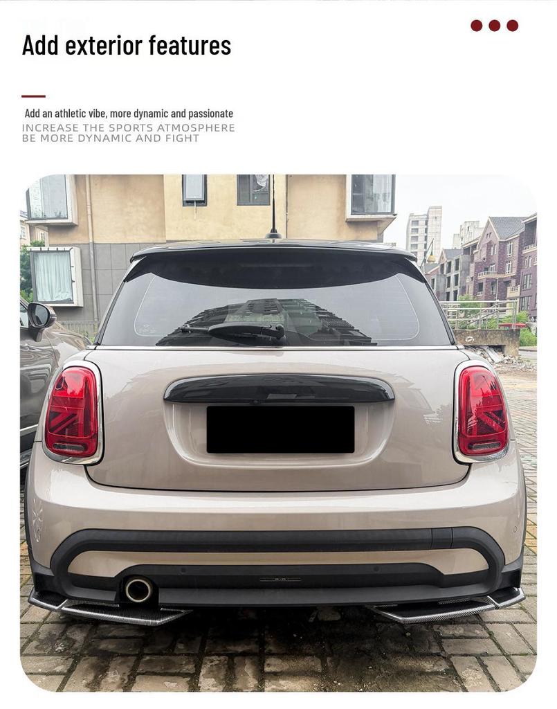Mini Cooper F55/F56/F57 Rear Lip Diffuser Kit for Late Model Modifications