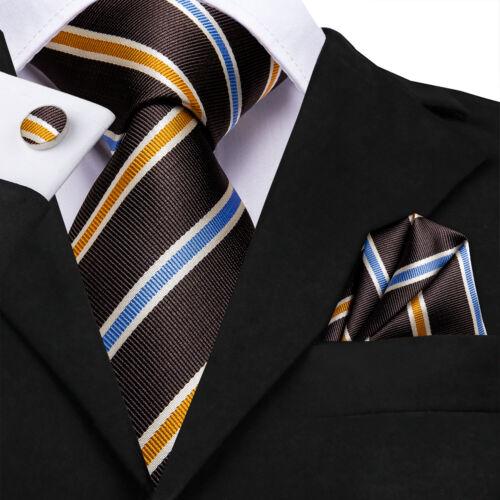 280 Styles Silk Mens Tie Pocket Square Hankerchief Cufflinks Wedding Set Prom