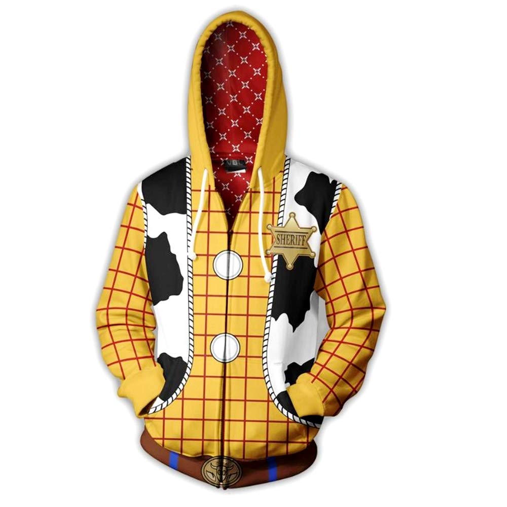 

Взрослый Аниме Ковбой Шериф Космический Рейнджер Игрушка Косплей Черно-Оранжевый Набор Шаров [SCGEHA] Толстовка, Костюм, (Шериф/L)