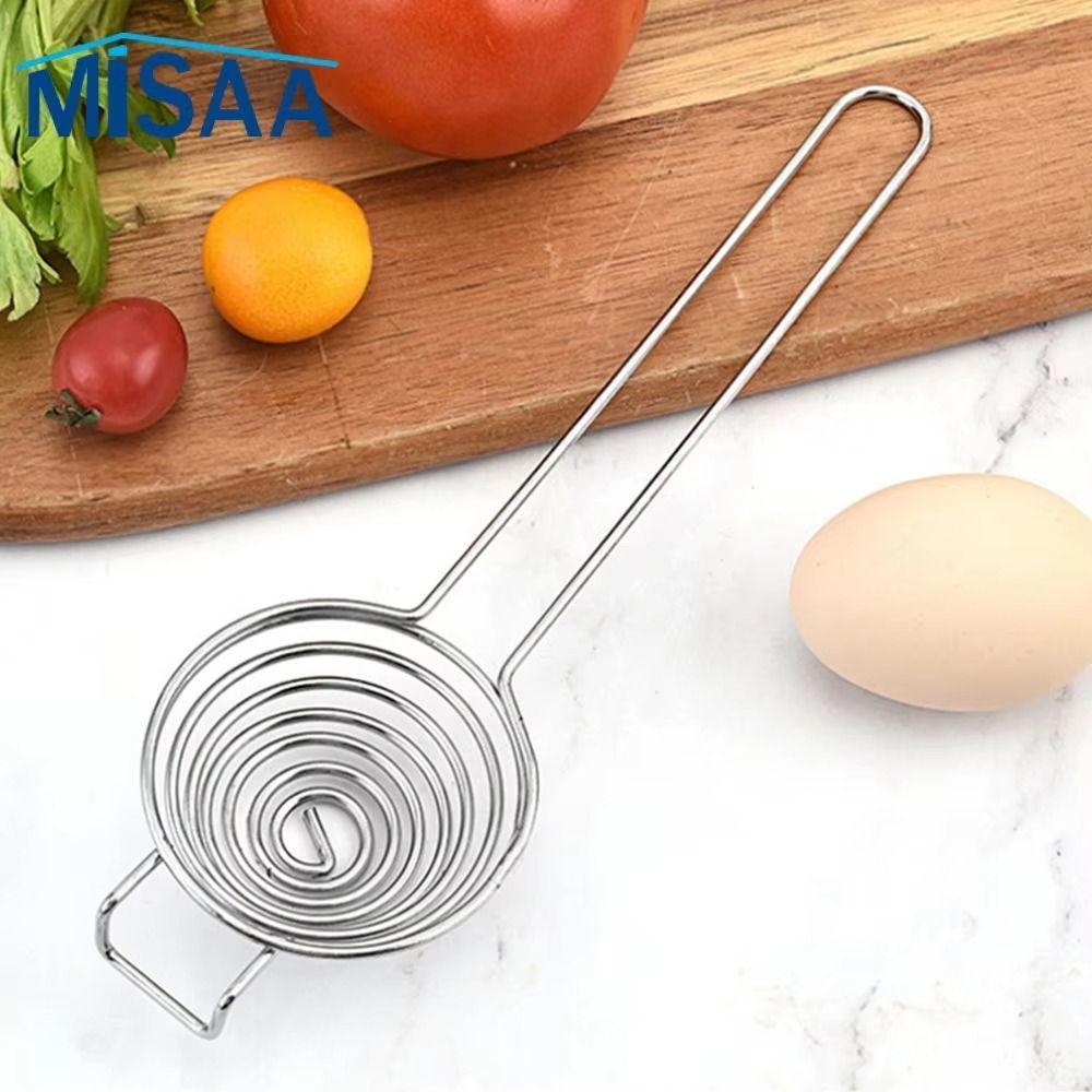 Kitchen Gadgets Egg Divider Stainless Steel Egg Filter Durable Egg Yolk Separator