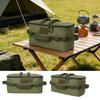 Outdoor Camping Utensils Storage Bag Military Fan Portable Folding Handbag Multi-Functional Storage Bag for Picnic And Hiking