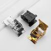 180 Degree Foldable Industrial Locking Hinges Iron Material With Screws Folding Lock Extension High Load Capacity