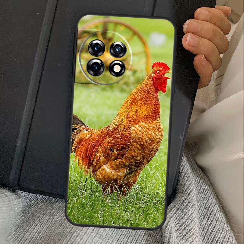 

Cock Rooster Chicken Case For OnePlus 15 13T 13 12 11 13R 12R 10R 10T 8T OnePlus Nord 5 CE 3 4 Lite N20 N30 Cover OnePlus 8T