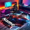 Custom Name Personalized Superman Print Carpet, Versatile Home Decor Rug, for Playroom, Apartment, Balcony, Entryway, Hallway Gift