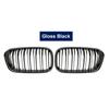 Car Front Bumper Grilles Kidney Racing Grill For BMW 1 Series F20 F21 LCI 120I 2016 2017 Double Slat Replacement Grille