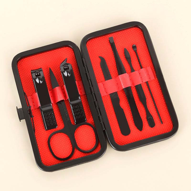 Набор для маникюра из 18 предметов цвета розового золота с логотипом Default