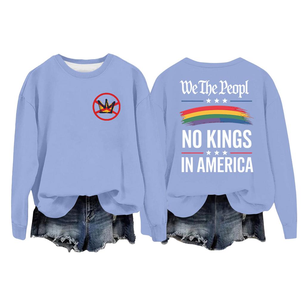 Women's Fashion Casual Long Sleeve Loose Printed Sweatshirt