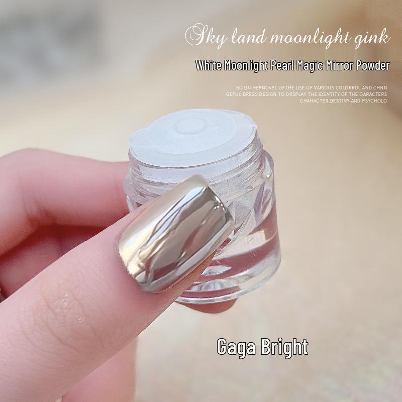 

Aurora Pink Magic Mirror Powder - Super Shiny Nail Art Neon Pink & White 2023 Edition