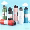 600/800ML Outdoor Thermos Kettle Water Bottle with Tea Filter Stainless Steel Travel Insulated Cup Leak-proof Sports Flask