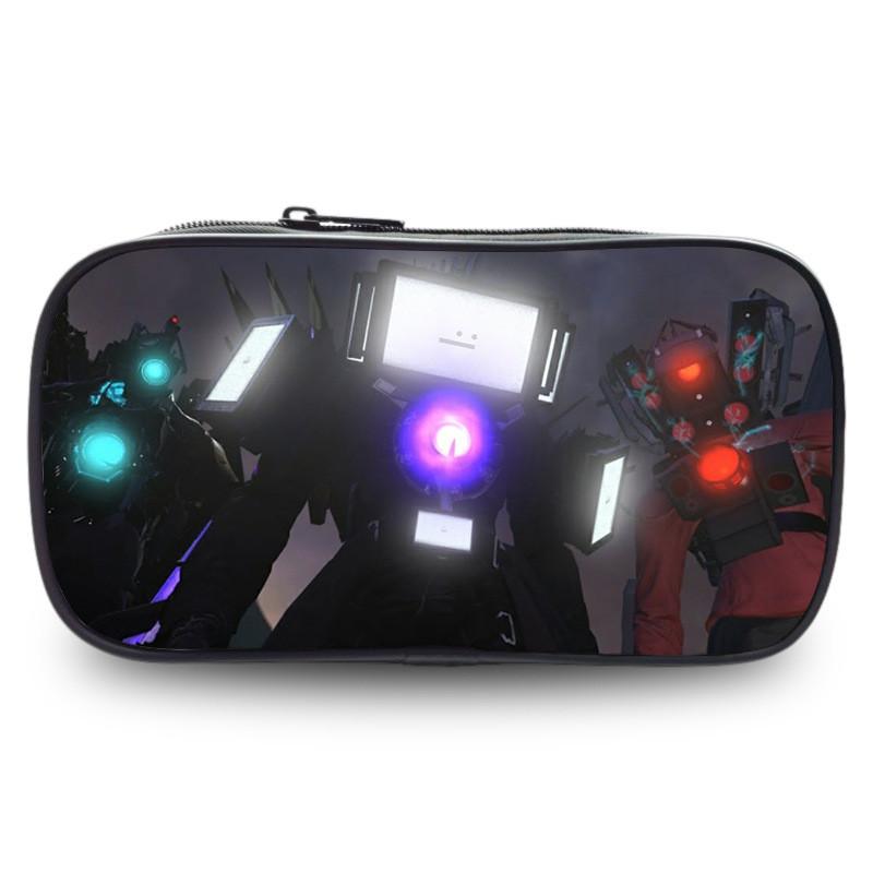 Tv Trendy Titan Character Print Pencil Holder Roomy Polyester Case For Ages All