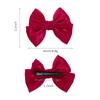 2pcs 4.3inch Girls Organza Bow Hair Clips Cute Baby Bowknot Hairpins Sweet Kids Barrettes Girls Princess Hair Accessories Gift