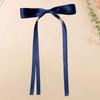 10PCS Soft Polyester Hair Barrettes Double Ribbon Bows Design Nonslip Duckbills Clip For Daily Use And Sports