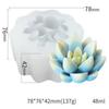 3D Cactus Succulents Silicone Mold For Jelly Chocolate Ice Making Cake Baking Gypsum Wax Concrete Candle DIY Resin Art Mould