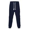 Mens Casual Solid Color Cable Knit Drawstring Waist Jogger Pants