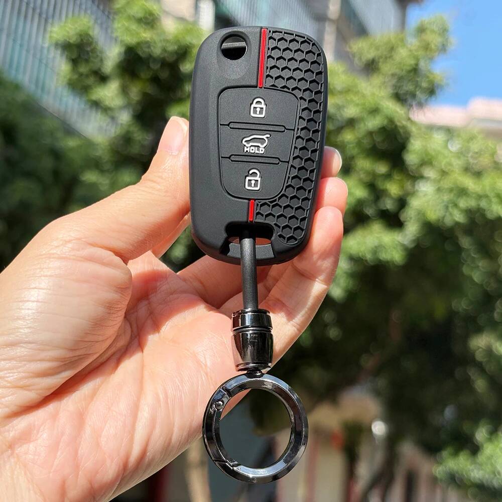 Keychain Key Case Cover For Kia Kn Sportage R Stinger Sorento Ceed Cerato Forte Niro Soul Telluride Gtline Silicone Accessories