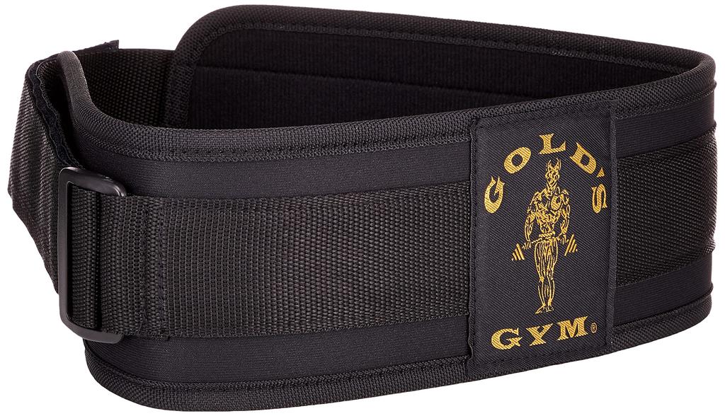 Pas Neoprenowy na Siłownię G3335 M z Podkładką na Plecy na Dolną Część Pleców i Tułów Ławka Siedząca i Ściąganie Drążka Siłownia Preferowany przez Gym Gold's [Początkujący Średniozaawansowany]