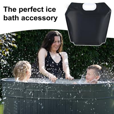 3Pcs Ice Bath Bags Reusable Water Bag for Ice Baths 5L Portable Ice Mold