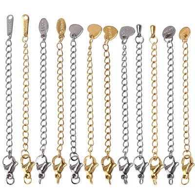 1/5 Pezzi Catena di Coda in Acciaio Inossidabile Per la Realizzazione di Gioielli Fai da Te Bracciale Collana