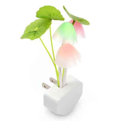 Romantico Dreambed Illuminazione Sensore di Luce Sensore LED Fungo Luce Notturna Bella Spina Europea
