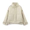 2024 Spring New Arrival Women's Stand Collar Quilted Embroidered Casual Cotton-Padded Jacket Loose Pockets Lightweight Cotton Coat Short Coat 2969050