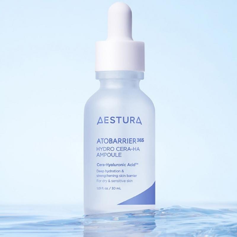Estra Atobarrier 365 Serum Hialuronowe Nawilżające 30ml Zestaw 2 szt. + Krem 30ml+Ampułka 14ml