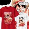 Anime One Piece Monkey D Luffy Printed Tshirt Unisexs and Womens Tshirt Unisexs Top Sports Tshirt 2026 Summer New Tee