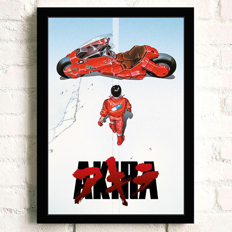 Japonské anime AKIRA Výzdoba plakátů a tiskáren Kreslená postavička Obraz Nástěnné Umění Obraz na plátně Výzdoba obývacího pokoje