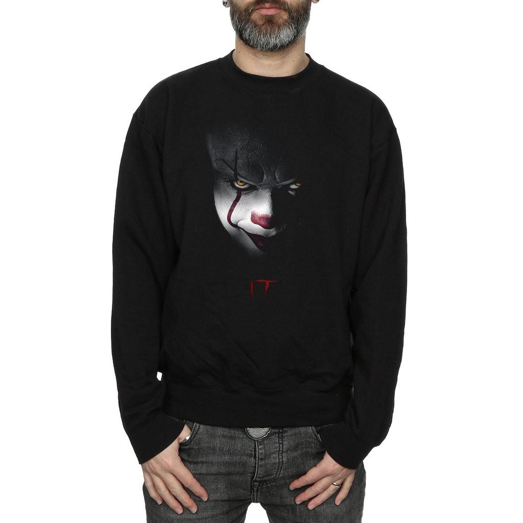 It Genser i bomull med Pennywise-blikk for menn