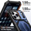 Military-Grade Drop-Proof Phone Case with Stand for Apple 17 Pro Max and 16 Pro Max