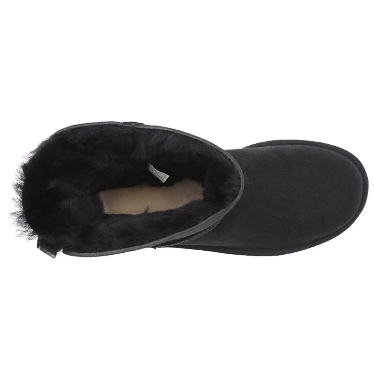 UGG Mini Bailey Bow Ii Exotic Boot 'Black' Women's 1102972-BLK