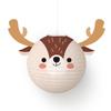 Cartoon Christmas Paper Lantern 2025 Christmas Party Home Hanging Lamps Ornaments DIY Decoration 2026 New Year Kids Gifts Favors