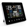 Color Touchscreens Weather Stations Indoor Outdoor Temperature Humidity Monitor Alarm Clock Moon Phase Tides Tracking