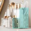 Light Luxury Transparent Desktop Storage Box Multi-Grid Makeup Organizer Box Large Capacity Cosmetics Box Remote Control Holder