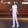 Woodpecker Women's Summer Short Sleeve Two-Piece Sport & Casual Set