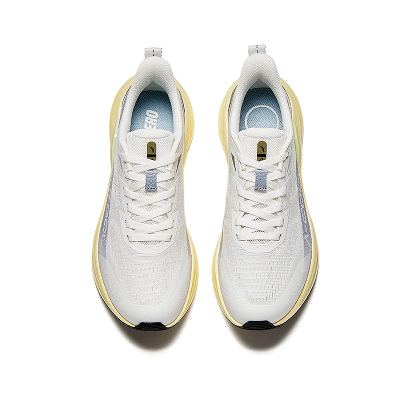 Anta Hydrogen Cool Lightweight Running Shoes Women Sneakers White Gray Green 922625514-3