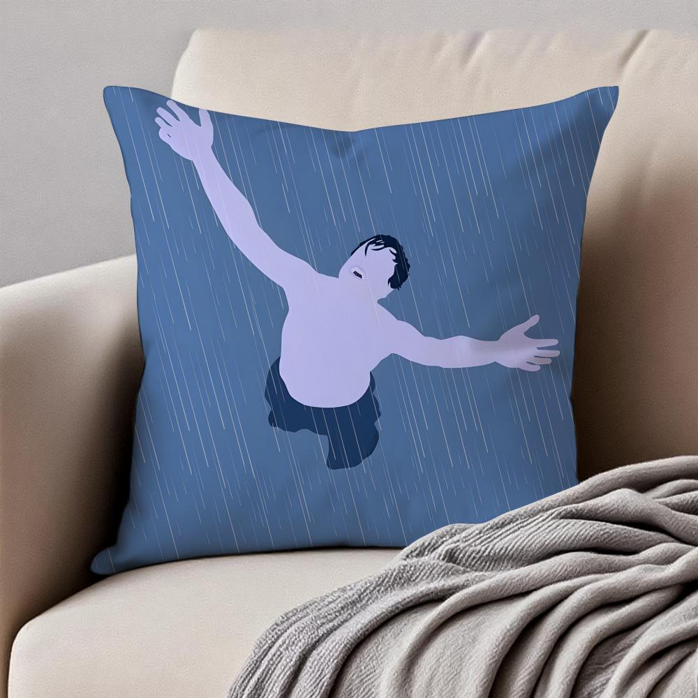 Fashion TThe Shawshank RedemptionS Cushion Cover Pillowcase Antidustmite Invisible Zipper Short Plush Sofa Cushion