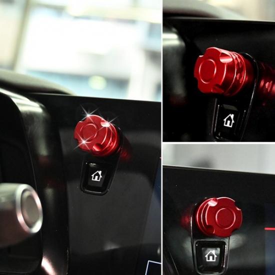 Red High-end Display Power Volume Knob For Chevrolet Corvette C8 Z06 2023-UP New