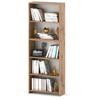 Wotan Oak Bookcase 70 CM 5 Shelves Binders Toys Loft Wooden
