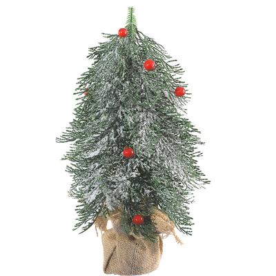 45Cm Christmas Tree Pe Artificial Simulation Christmas Ornament Mini Small Linen Tree Garland Tree