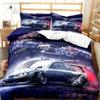 Drift Cars Cool Racing Car Bedding Set Single Twin Full Queen King Size Bed Set Adult Boys Bedroom 3D Print Men Boys Gift