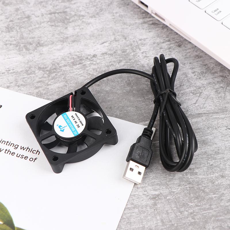 1Stk Dc5010 Leiser Lüfter 5V Ölig USB-Kabel Luftbefeuchter-Anschluss PC-Lüfterkühler