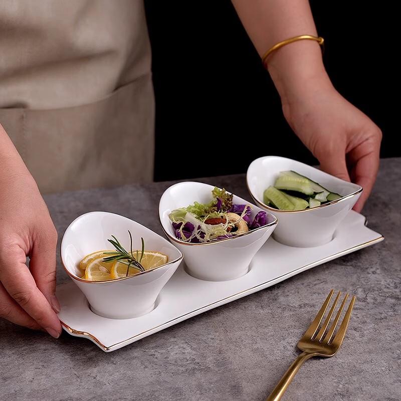 Керамические сервировочные блюда для закусок VAKADA