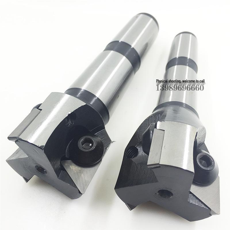 15/30 Degree 45TP Alloy Straight Shank Chamfer Cutter, Countersink Insertable, Replaceable Blade, 120.