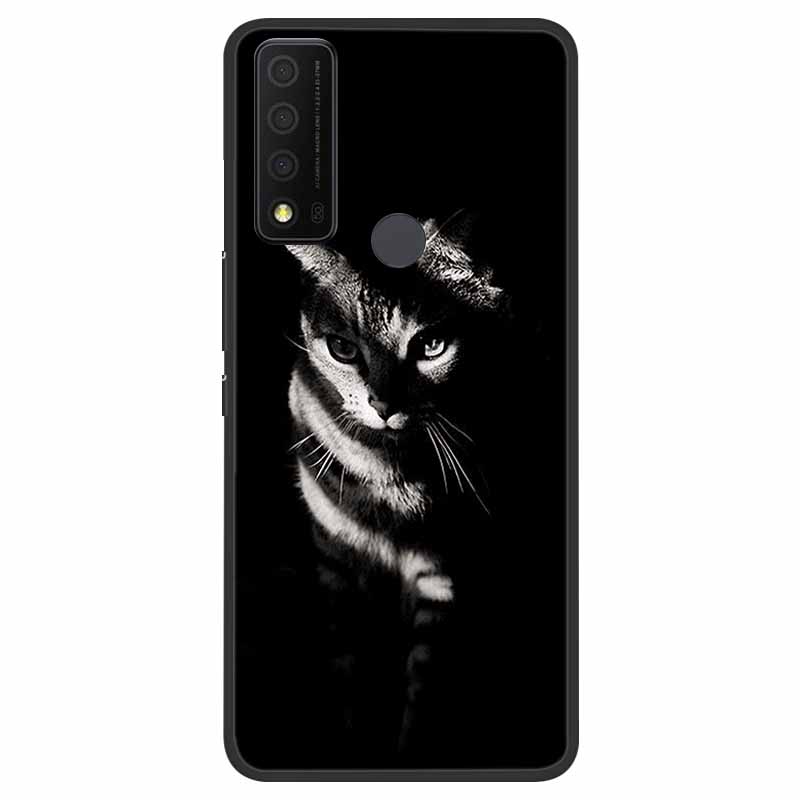 For TCL 30 XE 5G Case Marble Cat Soft Silicone Back Case for TCL 30 XL 30V 5G Phone Cover TCL30 XE T767W 30XE 5G Coque Funda Bag