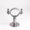 12-108mm 3/4"-4" Pipe Hanger Bracket Clamp 1-1/2" 38mm Support Clip With Base Plate 304 Stainless For Beer Brewing L=50mm